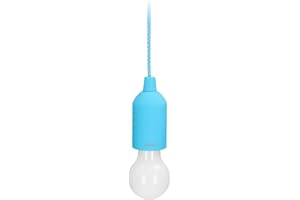 ADVITI Virone LA-5/T Lampe Ampoule a Suspendre LED Veilleuse à piles 1W, 3 x AAA (turquoise)