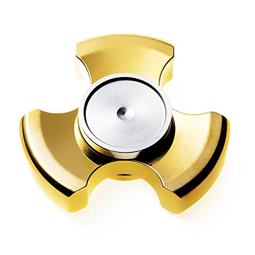 YILESHU Stainless Steel Metal Tri Mini Fidget Spinner Full Ceramic Bearing 4+ Min Spin Time. YILESHU Stainless Steel Metal Tri Mini Fidget Spinner Full Ceramic Bearing 4+ Min Spin Time.
