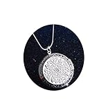 kette bilder lustige Amulett zum öffnen mit kette,2 Foto Einsetzbar,notiere deine Erinnerungen