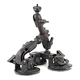 scheibenhalterung navi schwingungsarm Delkin Fat Gecko Triple Mount Saugstativ