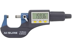 M-SURE MS-110-025 Digital Micrometer 25mm (1 inch) MS-110 Series