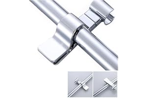 HAIRSTORE Supporto per doccia a mano, supporto per soffione doccia da 16-29 mm, supporto per doccia universale, cursore per doccia regolabile in altezza senza foratura