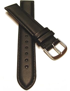 24 mm Uhrenband BIRKENSTOCK 660, Kalbsleder, schwarz