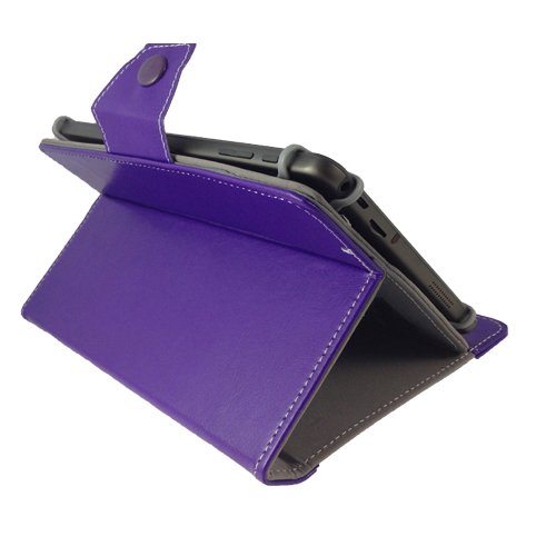 Starter Set: Blaupunkt Endeavour 101M / L / 25,65 cm Tablet Hülle X10 10 Zoll mit Standfunktion + Staub Stöpsel + Touch Pen – 3 in 1 10 zoll Lila * - 3