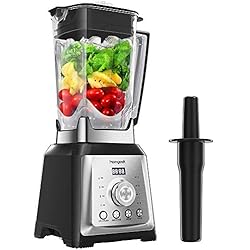 homgeek Blender 2000W Professionnel, Blender Smoothie, Mixeur Multifonction avec 8 Vitesses Réglables, 4 Programmes Prédéfinis, 8 Lames en Acier et 2 litres Jarre Tritan, 30,000 U/Min, sans BPA