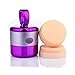 Electric Makeup Blender Puff,ETTG 3D Electric Beauty Makeup Blender Powder Puff Vibrating Foundation Puff Electronic Cosmetic Sponge-Purple