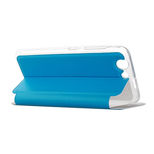 BeCool   - Funda carcasa tipo Libro con funci  n soporte sin solapa para ZTE Blade A512  Protege y se adapta a la perfecci  n a tu Smartphone con ventana S-View con la que podr  s ver todas tus notificaciones  Mu  eco de jengibre
