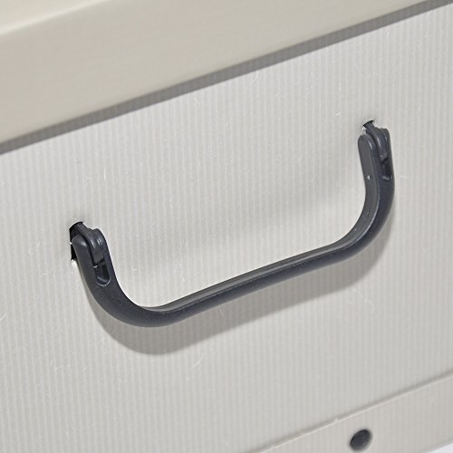 XXL Dekokarton in moderner Trendfarbe „Classic White“ mit dezenten Streifen. Praktisch und edel für Haushalt, Büro oder zum Verschenken! Mit Griffen zum Tragen und XXL Volumen! - 4