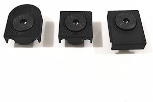 HWZ 3 unids para Mlok compatible Metal Rail cubierta cable clip sistema de gestión modular linterna cola Picatinny carril cubierta Caza Accesorios