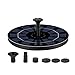 Produktbild jfhrfged Solar Power Pump Vogelbad Brunnen Wasser schwimmenden Teich Garten Terrasse Dekor