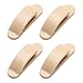 Produktbild iTimo 4 Stück/Set Auto Kleiderbügel Halter für Tasche Schlüssel Geldbörse Lebensmittels Kunststoff Clips gurthalteband Auto Haken Clip Auto Organizer (Beige)