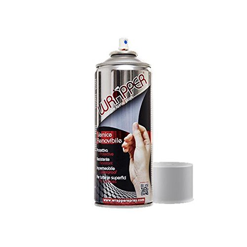WRAPPER Vernice removibile Wrapping Spray Argento RAL 2905 (Bombolette Spray) / Wrap Removable Coating Silver RAL 2905 (Spray cans)