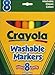 Price comparison product image 5 Each: Crayola Washable Markers (58-7808)