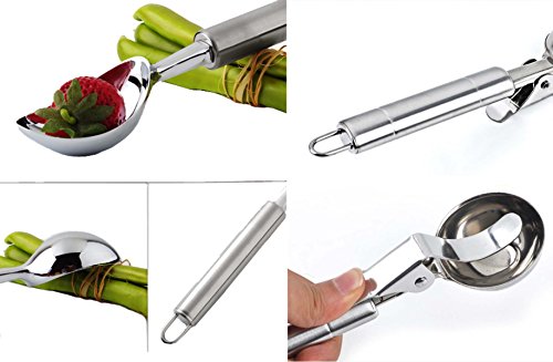 Fanaticism 2 Stück Eisportionierer aus Edelstahl - 4