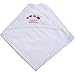 Baby Boys & Girls Personalised Name Super Soft Hooded Bath Time Towel (Pink Embroidery)