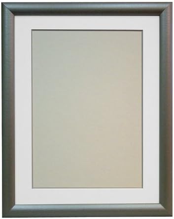 R7 Silver Photo Frame with White Mount 70x50CM for Pic Size 24"x16"