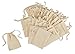 Produktbild VBS Baumwollbeutel Set 12 Stück mit Bändchen 10x15 cm Beige