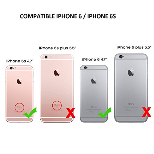 Funda de protecci  n Armor Carcasa robusta y r  gida Protector   Aelgada Antichoque Shockproof Iphone 6 6S  4 7    Verde Militar  Facil co  