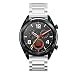 Produktbild KuGi Watch Armband für Huawei Watch GT Active, Metallarmband Armband Edelstahl Uhrenarmband Ersatz für Huawei Watch GT Active (Silber)