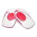 Produktbild RotSale® 1 Paar Rot Gel Heel Cup Pad Fußpflege Fersensporn Fersen Cup Schuhkissen für Damen