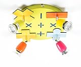  Kinderzimmer Deckenleuchte Fiori Peters-Living Mathe bunt HK12251A70 Deckenlampe Spielzimmerbeleuchtung