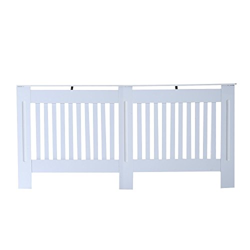 Preisvergleich Produktbild HOMCOM Heizkörperverkleidung Heizkörperabdeckung Heizungsverkleidung Heizkörper Radiator Cover Abdeckung (Modell2 / 172x19x81 cm)