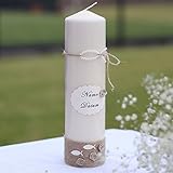 Taufkerze Kommunionkerze Konfirmationkerze Kerze 250x75mm Handarbeit binnbonn