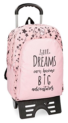 Preisvergleich Produktbild Rucksack 42 cm Roll Road Dreams Pink Rosa