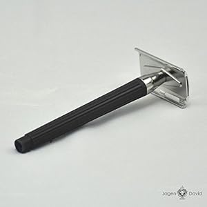 Jagen David E02 - Black Double Edge Razor Safety Razor Fits All Double Edge Razor Blades for him - Image 2