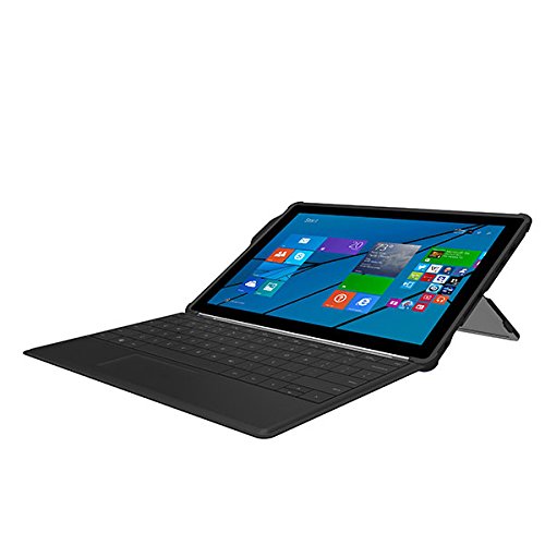 Incipio Feather [Hybrid] Schutzhülle Extrem Stabile Hülle mit Kickstand und Stifthalter für Microsoft Surface 3 – Schwarz - 5