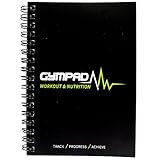 GymPad Workout & Nutrition Journal - A Small Stylish Journal To Track Your Workouts & Nutritional Intake - Designed And Created By Fitness Professionals