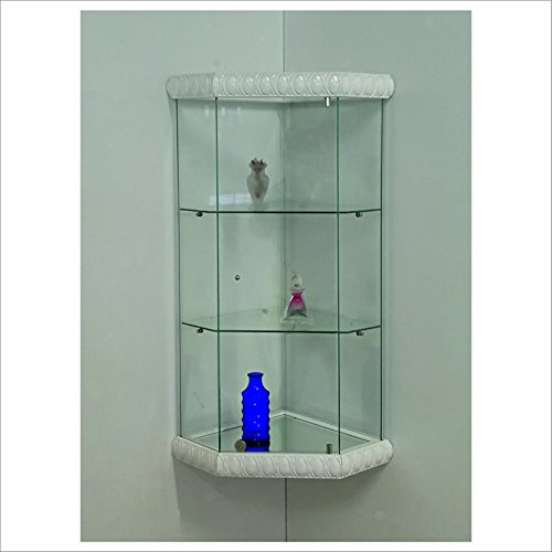 VM ART DESIGN GLASS Vitrine Mural Coin VM504TD Decorated Style (White (Arabic Style))
