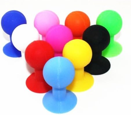 Poposh 10x Octopus Stand Sucker Silicone Suction Sucker Mini Holder For Any Phone Android Tablet Smartphone iPhone iPad Ipad mini, Samsung Galaxy Tab 10.1 P7500 P5110 /Samsung Galaxy Note 10.1/ Samsung Galaxy Tab 7.0 P3110 P6100 P1000/10.1 Supertab, epad,apad, samsung galaxy S2 i9100 i9220 S3 I9300 ,S4 I9500, tab n7000/ HTC sensation XL, DESIRE HD ONE X ,LG P880,Nokia Lumia ,Blackberry ,etc uiversal- Random Colors