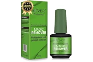 BLARO'S ORIGINAL Quita Esmalte Semipermanentes Para Uñas - Magico Removedor de Esmalte de Uñas - Magic Gel para Quitar el Esmalte de Uñas Rápido y Fácil - Retirado de Forma Segura y Suave sin Causar Daño - 15ml