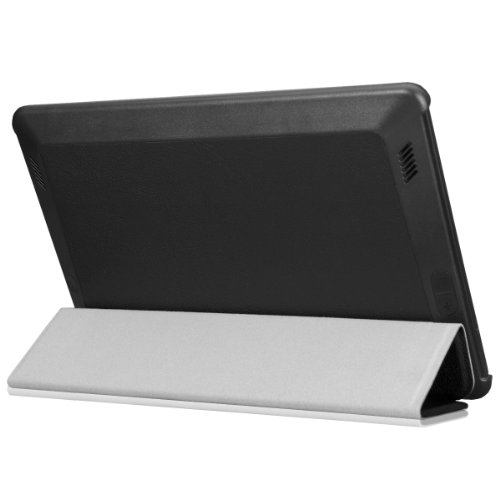 MoKo Ultra Slim PU Leder Hülle Schutzhülle Tasche Ledertasche Schale Smart Case für Amazon All New Kindle Fire HD 7 Zoll 2013 Gen Tablet,Schwarz (Nicht für Kindle Fire HD 7 2012/Fire HDX 7 2013) - 6