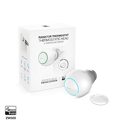 FIBARO Kit Thermostat & Capteur de température blanc