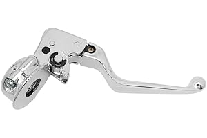 Mabutingti Leva frizione e supporto cromati per Harley Davidson Sportster 883 1200 Softail Dyna Electra Glide Road King Fat Boy Night Train Street Bob