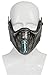 Produktbild ValuePack Cosplay Hälfte Gesicht Maske Spiel Fancy Dress Kostüm Prop Erwachsene Resin Helm mit Blauen Licht Halloween Merchandise