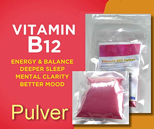 Preisvergleich Produktbild Vitamin B12 Pulver [100g] [Methylcobalamin] (100)