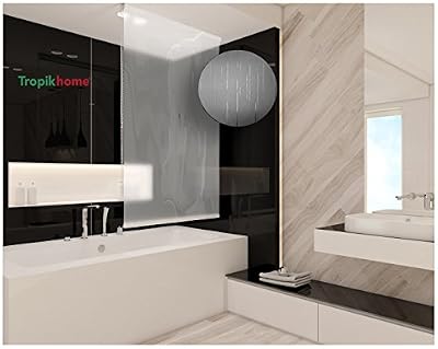 Tropik Home Store enrouleur de salle de bain Rideau de douche extra long, largeur de 4 tailles, simples, comme sur l'image, Wide 80 x Drop 240CM