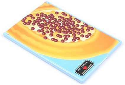 Small Attach on Make-up with Papaya Design Compact Mirror