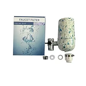 RIVERSOFT TF-15 kitchen faucet filter for hard water for kitchen tap | Removes dirt, sediments, chlorine | Use for washing vegetables, utensils (ABS, Pack of 1)