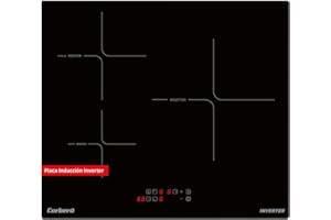 CORBERO Corberó - Placa de Inducción | CCIM3362 | 60cm | 3 Zonas | 6200W | 3 Zonas de Cocción | Zona Extra Grande 29 cm | Control Táctil | Booster| Temporizador | Bloqueo seguridad | Lineas Blancas