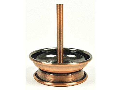 Shisha Kaminaufsatz Metall - Für Shishakopf mit Größe ca. 6,8cm (Kupfer-Gebürstet)