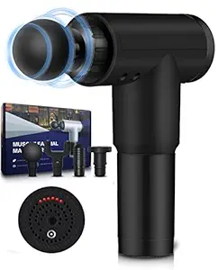 WOMIKOL Muscle Massage Gun-Percussion Massager Athletes Fascia Muscle Massage Gun-Rechargeable Quiet Massage Gun