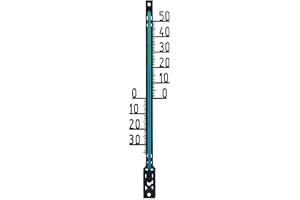 TFA Dostmann analog utomhustermometer, 12.6001.01.90, väderbeständig, trädgårdstermometer, veranda, balkong, terrasstermomete