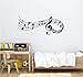 Produktbild Lyiting Wandaufkleber Musik Songs Sound Notes Melody Wandtattoo Schlafzimmer Büro Dekor Abnehmbare Musik Aufkleber