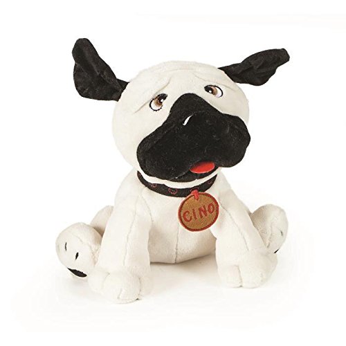 Preisvergleich Produktbild DECAR2 Peluche Cino Chien assis - Blanc - 30 cm