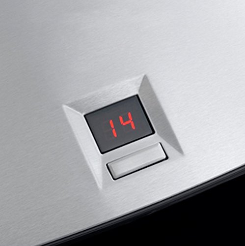George Foreman 14525-56 Grill and Melt Fitnessgrill, Kontaktgrill, Panini- und Sandwichgrill mit 26,5 x 16 cm großer Grillfläche, 1550 W, silber / schwarz - 3