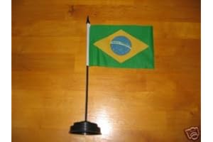 1000 FLAGS Brazil Table Flag